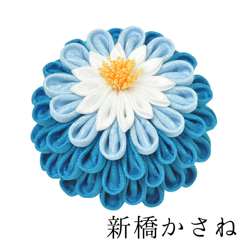 はんくすクリップ 新橋かさね|正絹 つまみ細工 京都 おはりばこ