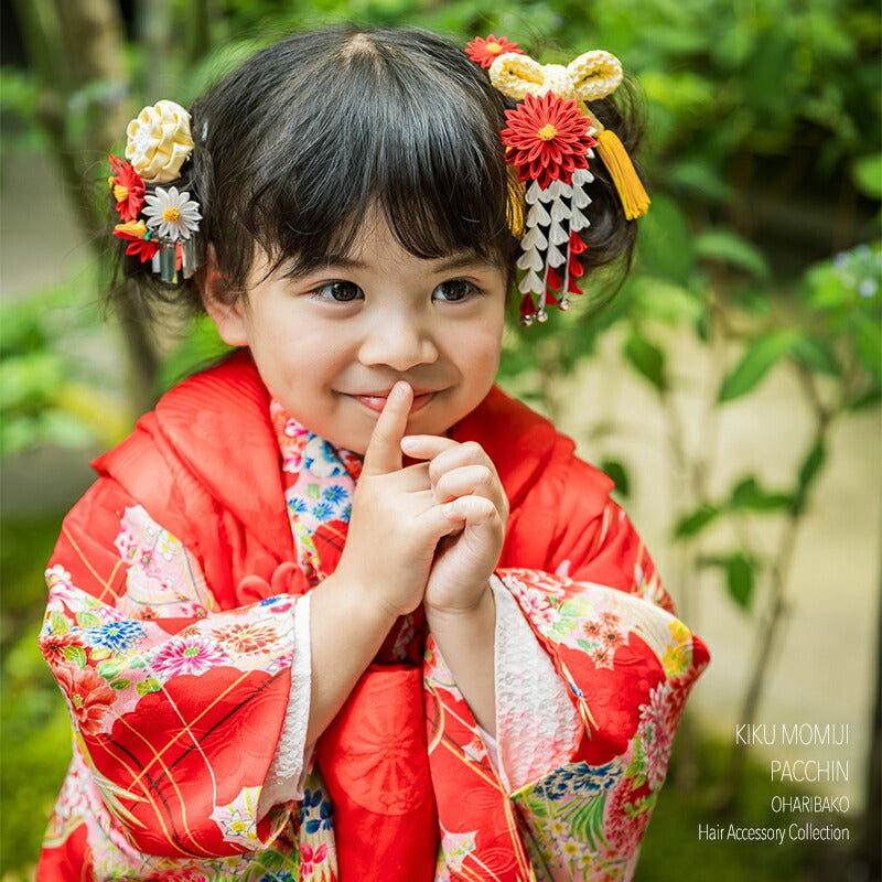 三歳・三段菊と紅葉のパッチンセット