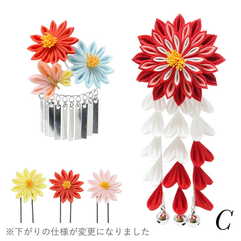 三歳・三段菊と紅葉のパッチンセット