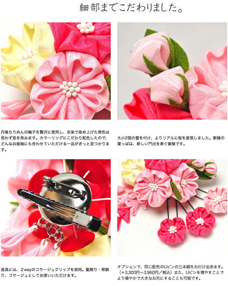 桜六輪クリップ