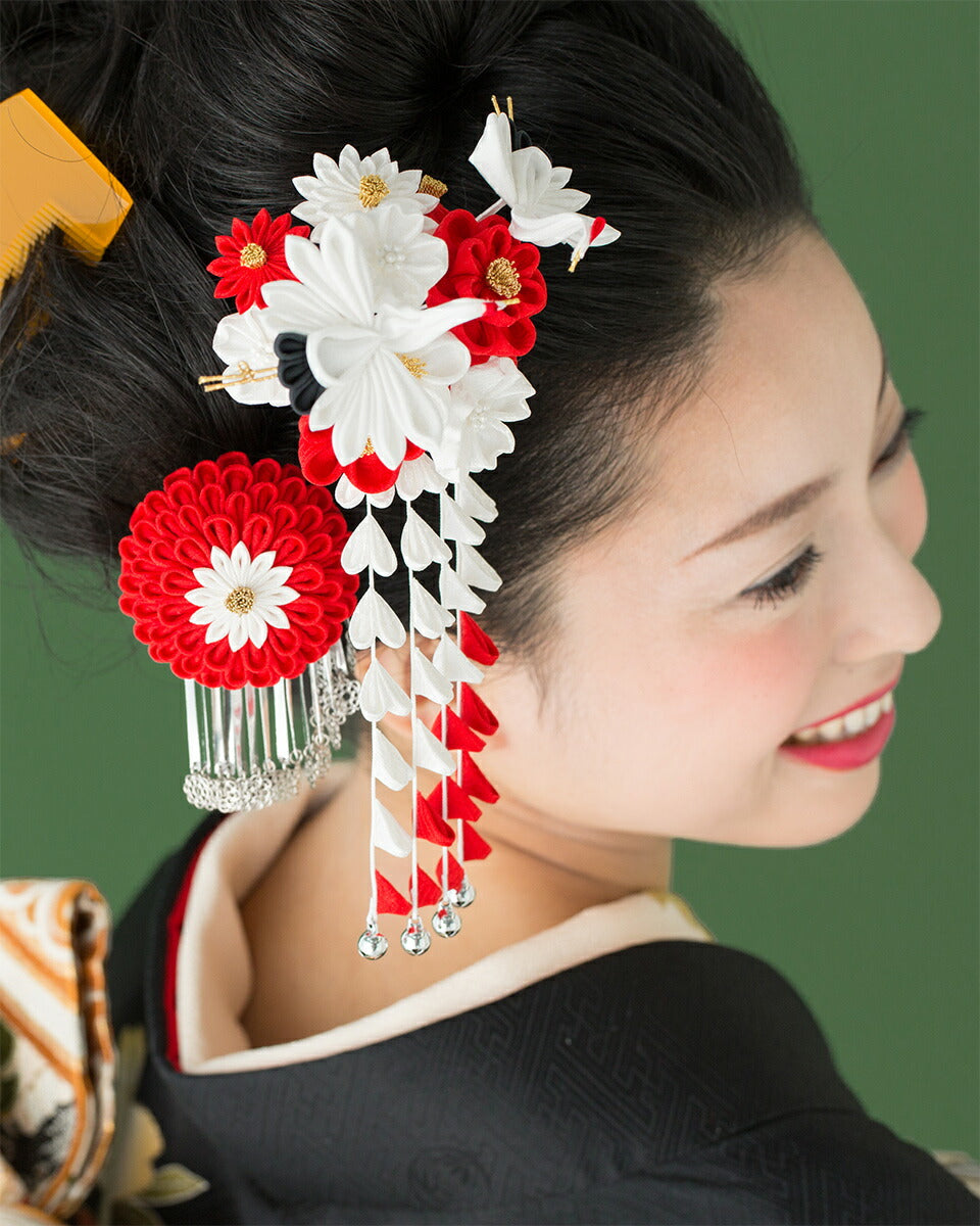 はなころもかんざし 夫婦鶴セット(桐箱付き) 7