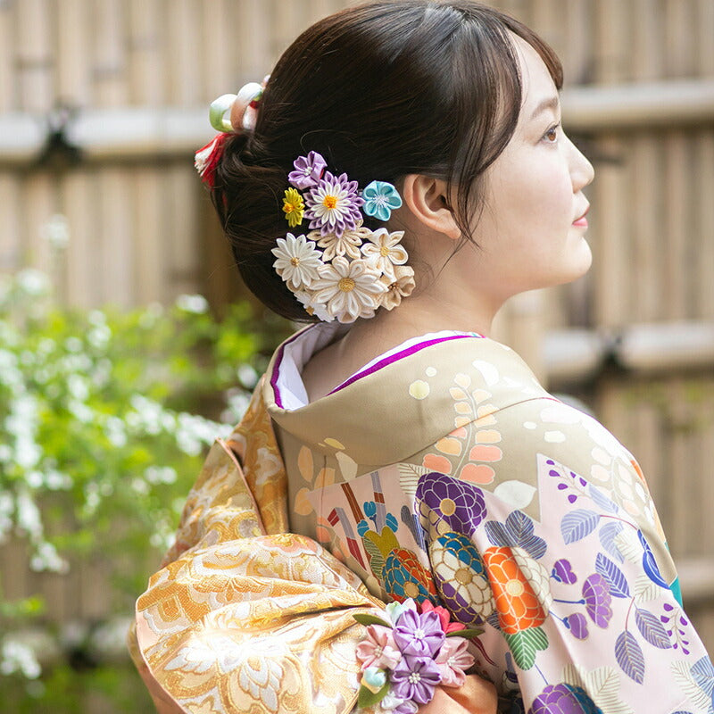 金ちらし花束クリップ