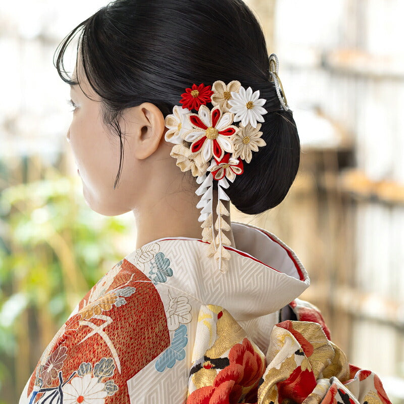 金ちらし花束 下がり付きクリップ
