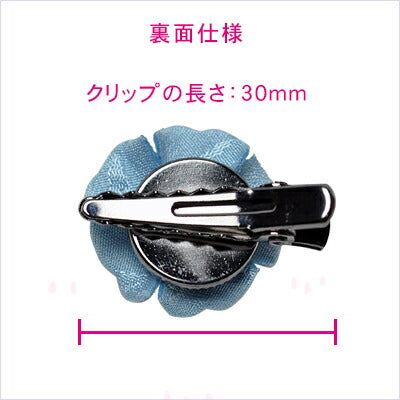 つまみ細工のミニミニクリップ 9