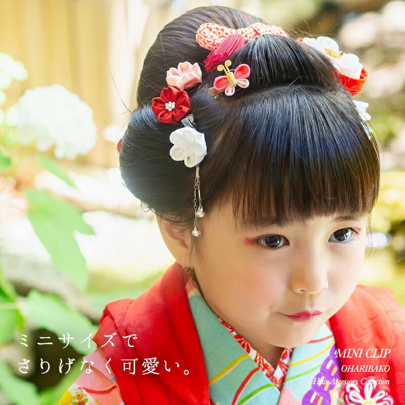 下がり付きミニクリップ（梅・菊・桜） 3