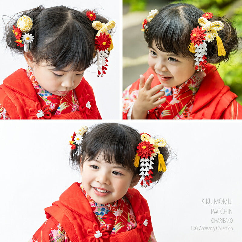 三歳・三段菊と紅葉のパッチンセット