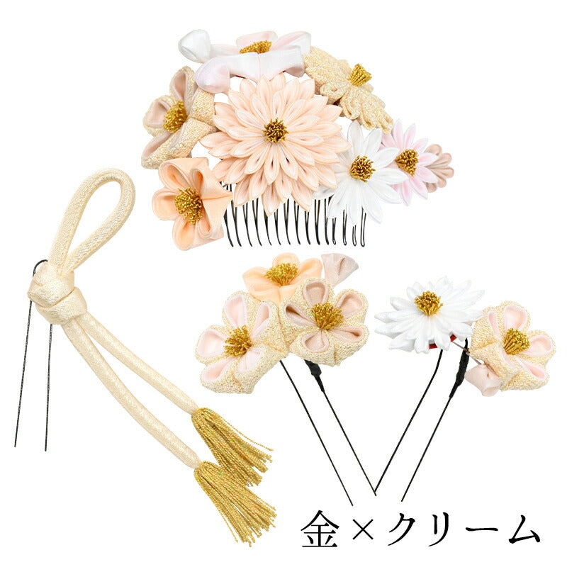 花色節香（はないろせっか） つまみ細工髪飾り 正絹 | 京都おはりばこ