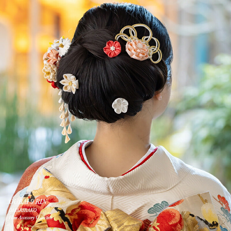 桜梅九輪クリップ