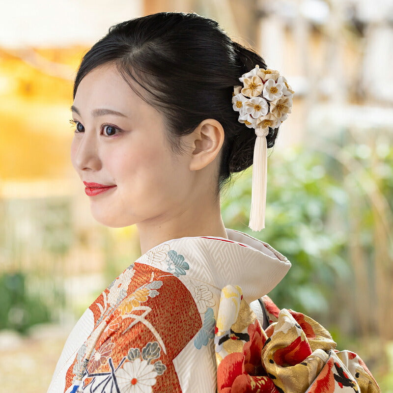 梅薬玉かんざし