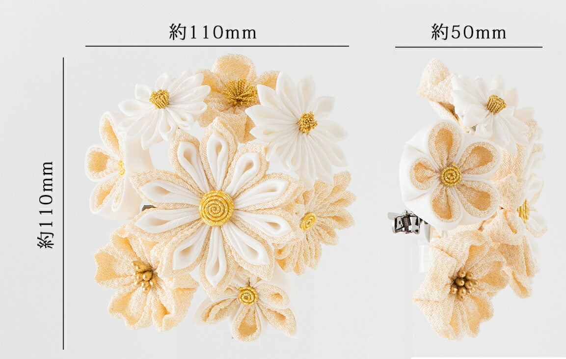 金ちらし花束クリップ