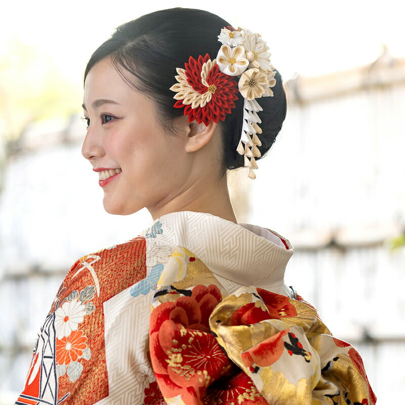 金ちらし花束　下がり付きクリップ