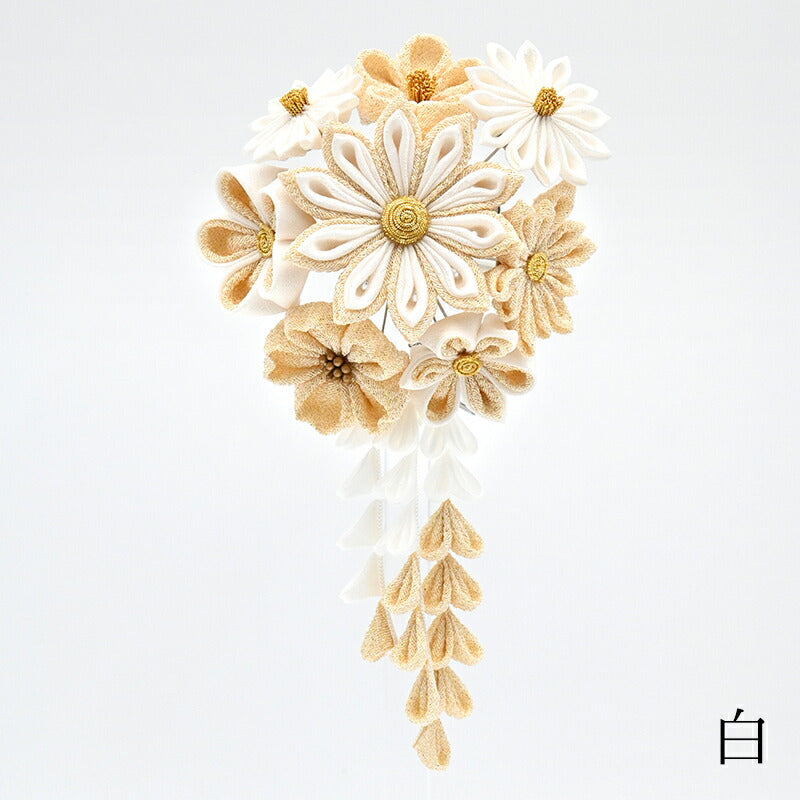 金ちらし花束　下がり付きクリップ